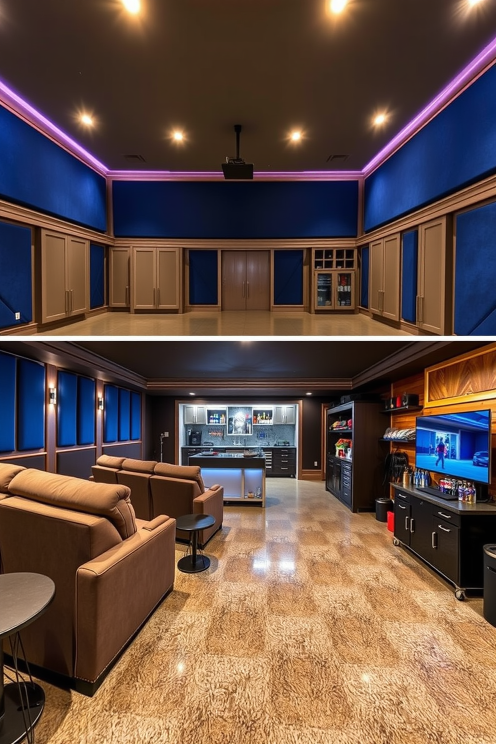 2 Car Garage Man Cave Design Ideas 2