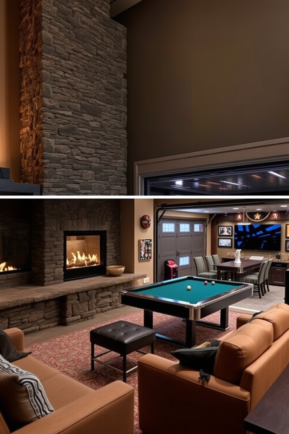 2 Car Garage Man Cave Design Ideas 21