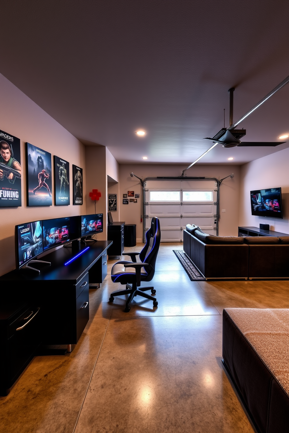 2 Car Garage Man Cave Design Ideas 3