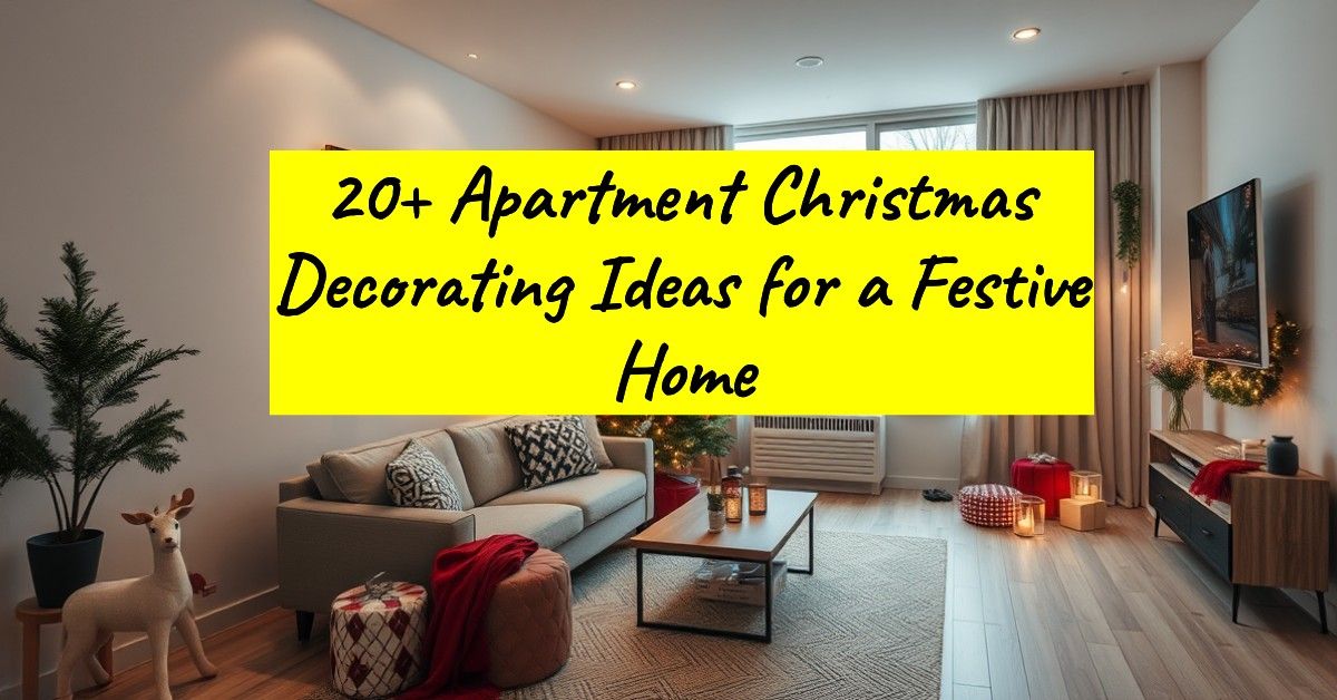 20+ Apartment Christmas Decorating Ideas for a Festive Home