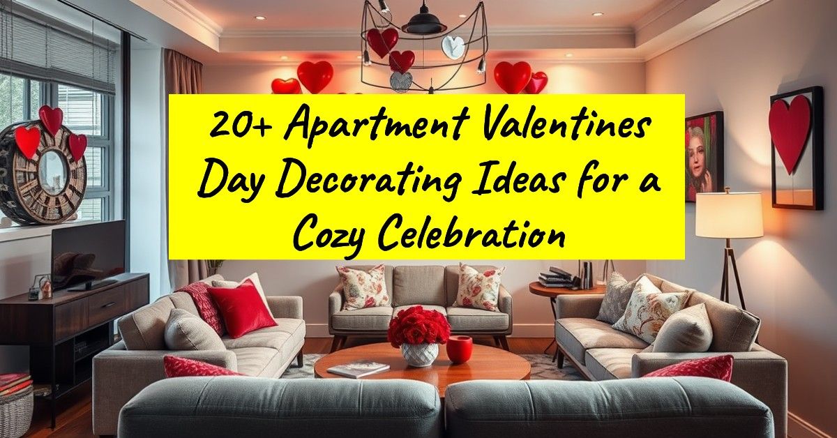 20+ Apartment Valentines Day Decorating Ideas for a Cozy Celebration