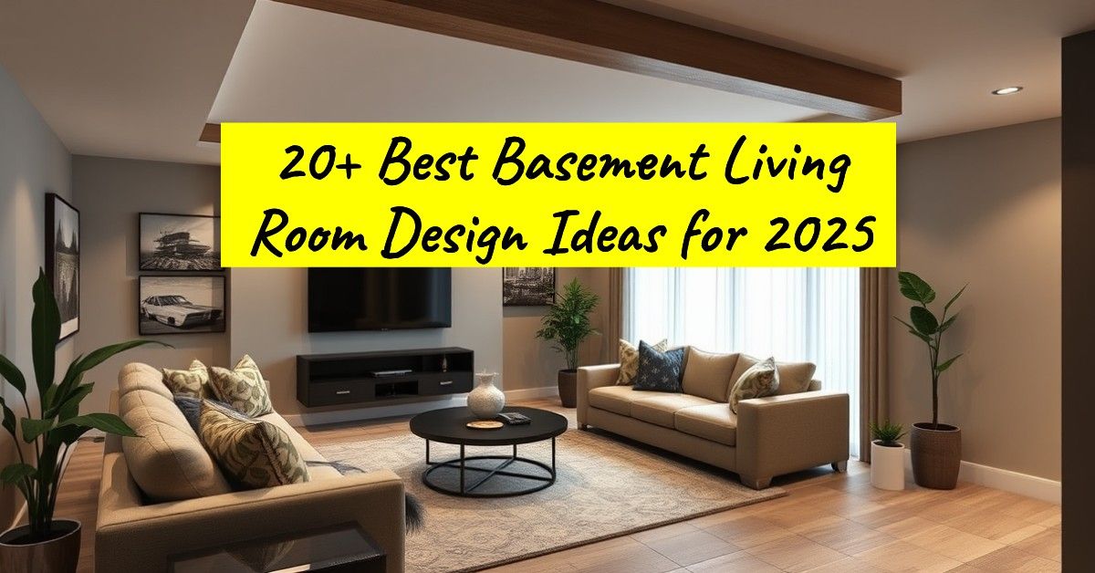 20+ Best Basement Living Room Design Ideas for 2025