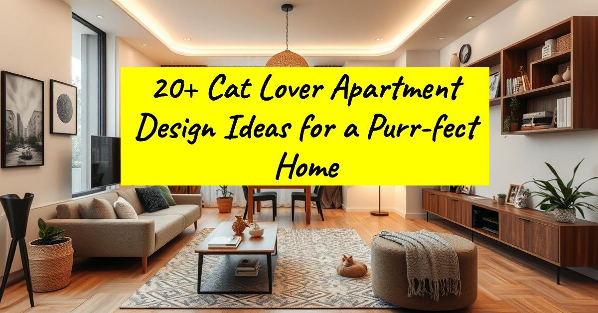 20+ Cat Lover Apartment Design Ideas for a Purr-fect Home