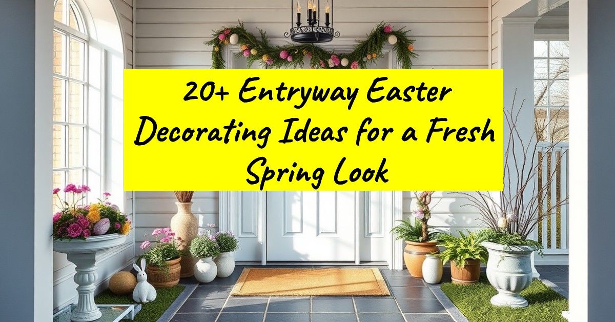 20+ Entryway Easter Decorating Ideas for a Fresh Spring Look