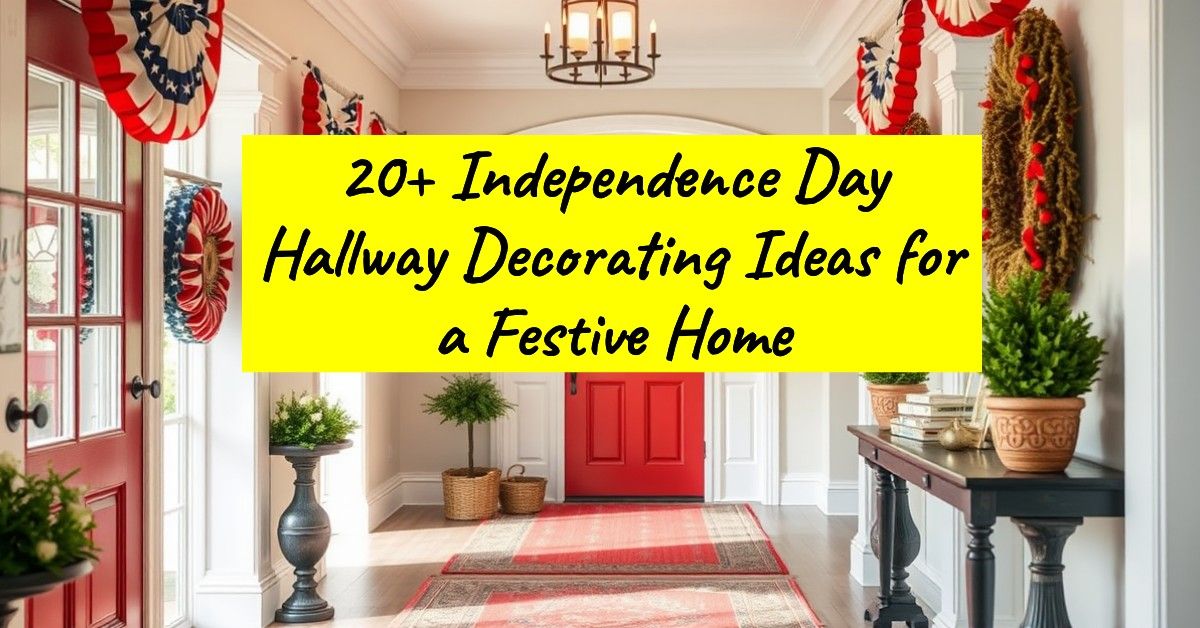 20+ Independence Day Hallway Decorating Ideas for a Festive Home