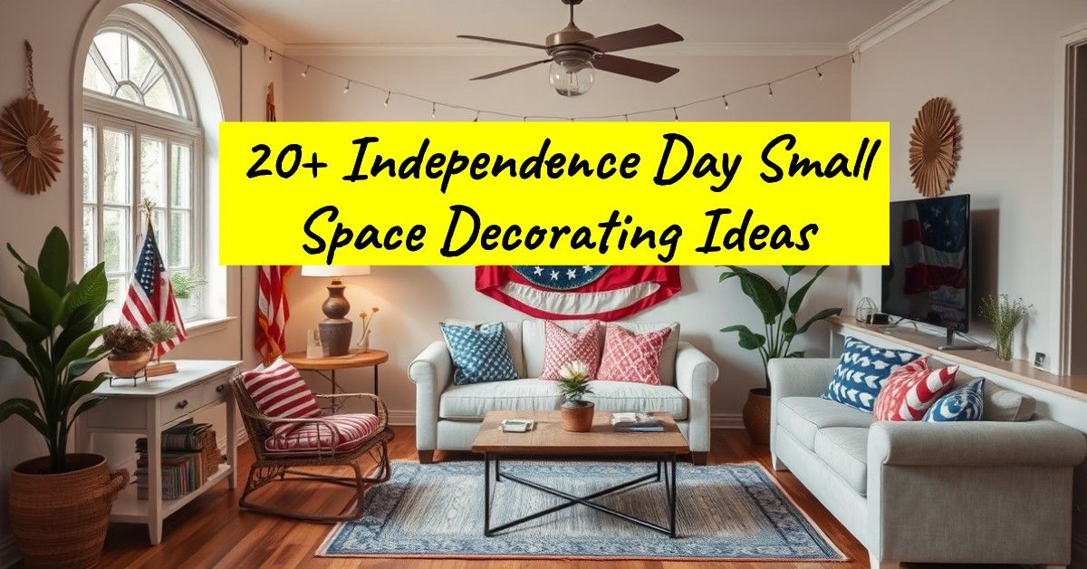 20+ Independence Day Small Space Decorating Ideas