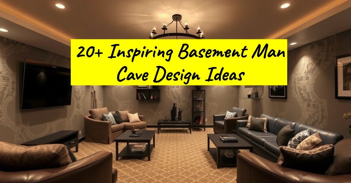 20+ Inspiring Basement Man Cave Design Ideas