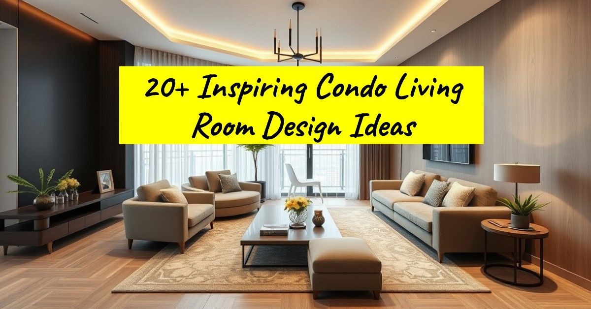 20+ Inspiring Condo Living Room Design Ideas