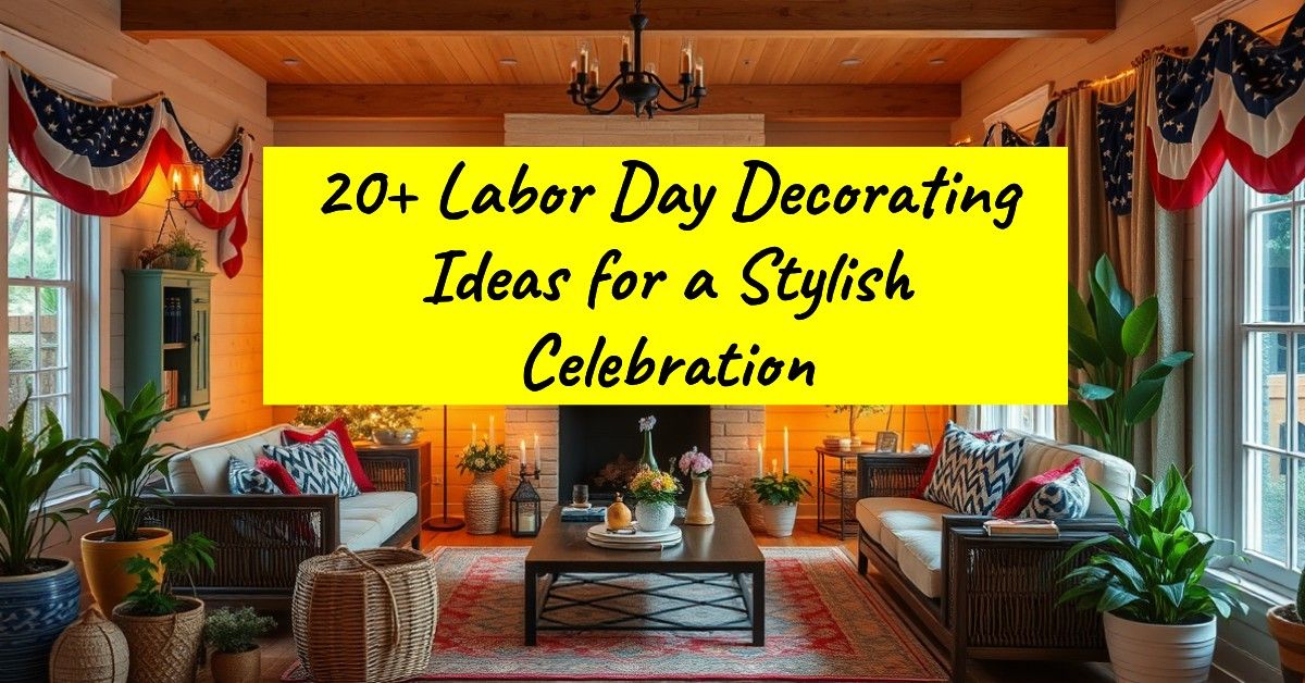 20+ Labor Day Decorating Ideas for a Stylish Celebration