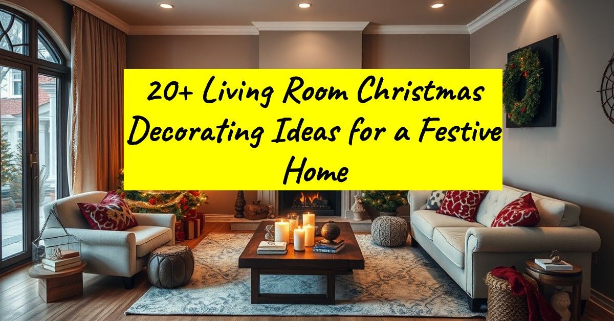 20+ Living Room Christmas Decorating Ideas for a Festive Home