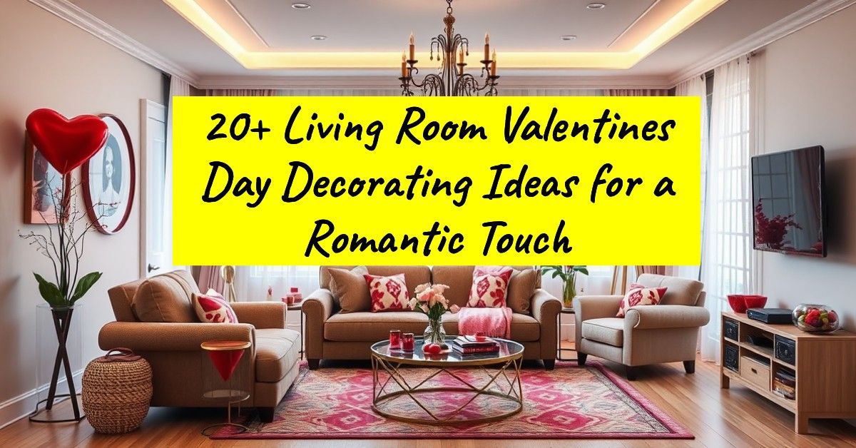 20+ Living Room Valentines Day Decorating Ideas for a Romantic Touch