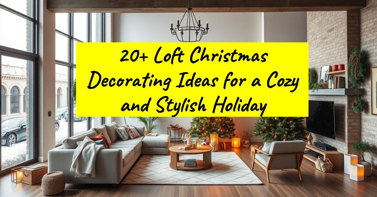 20+ Loft Christmas Decorating Ideas for a Cozy and Stylish Holiday