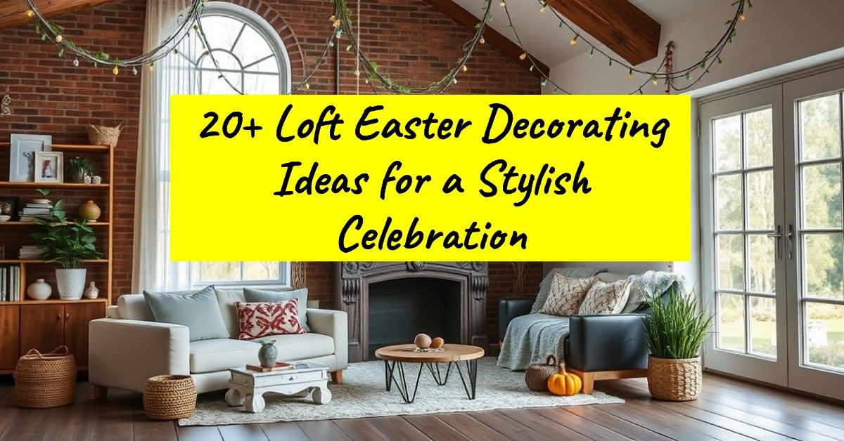 20+ Loft Easter Decorating Ideas for a Stylish Celebration