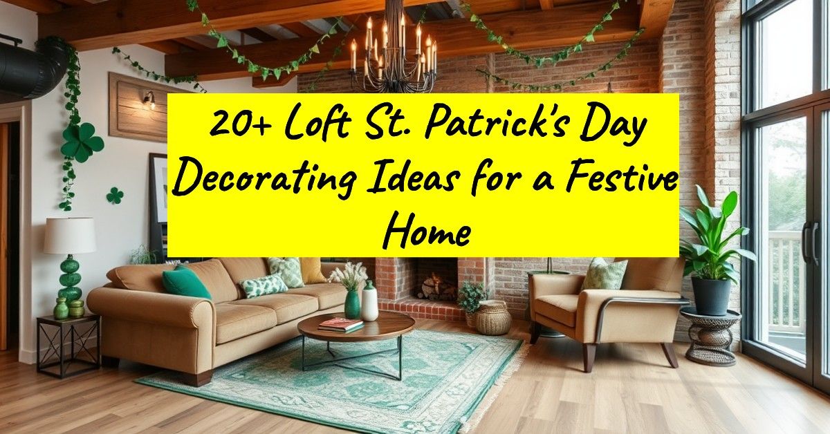 20+ Loft St. Patrick's Day Decorating Ideas for a Festive Home