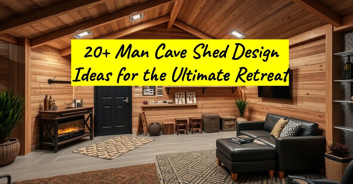 20+ Man Cave Shed Design Ideas for the Ultimate Retreat