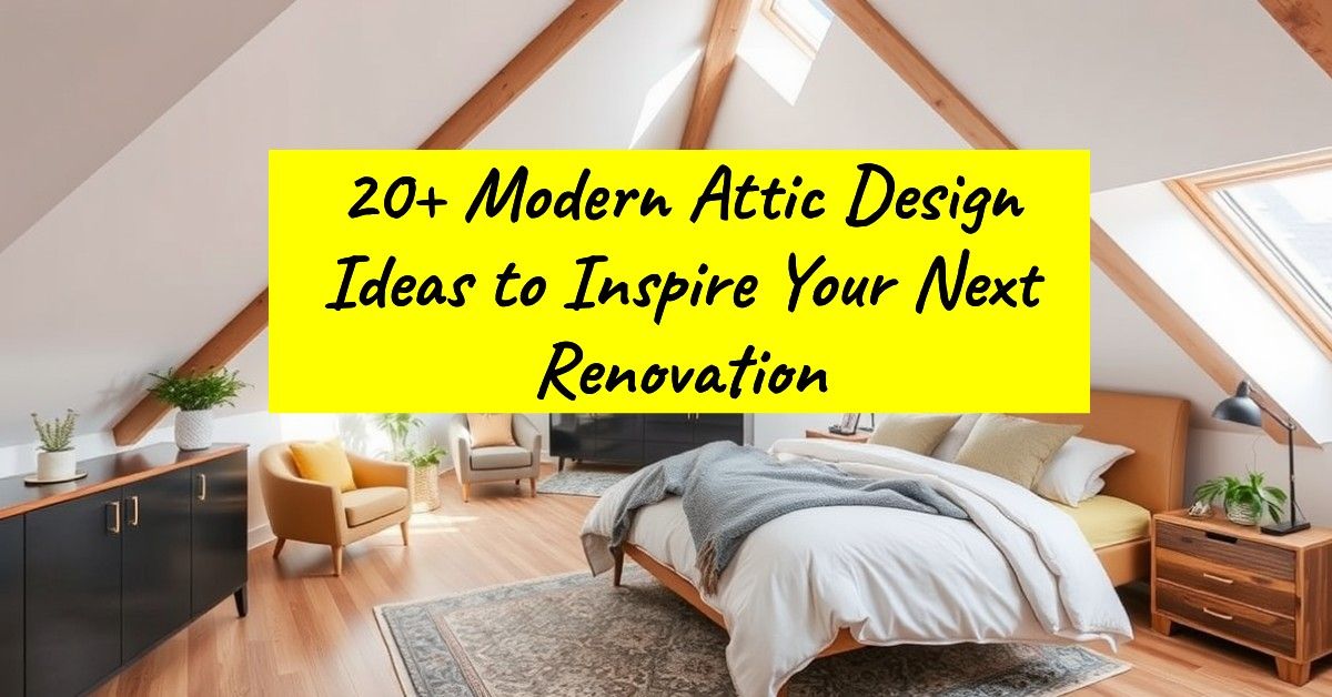 20+ Modern Attic Design Ideas to Inspire Your Next Renovation