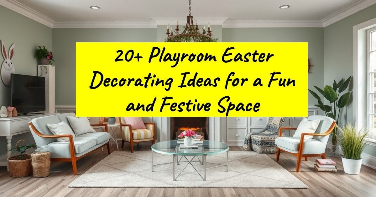 20+ Playroom Easter Decorating Ideas for a Fun and Festive Space