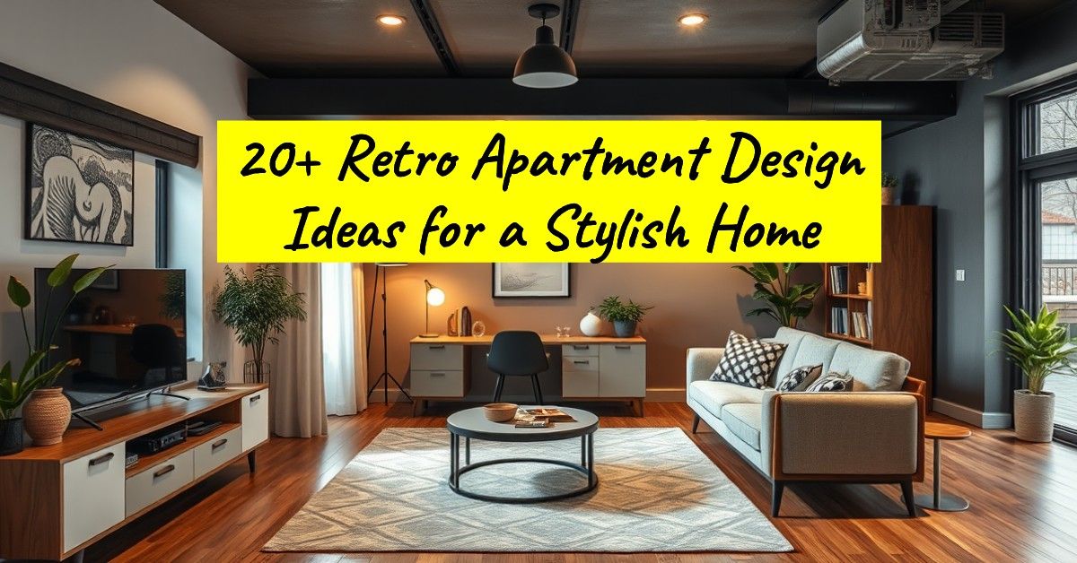 20+ Retro Apartment Design Ideas for a Stylish Home