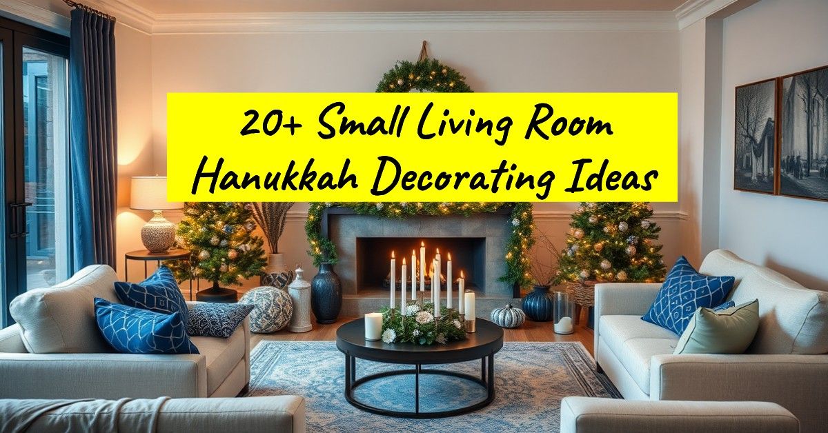 20+ Small Living Room Hanukkah Decorating Ideas