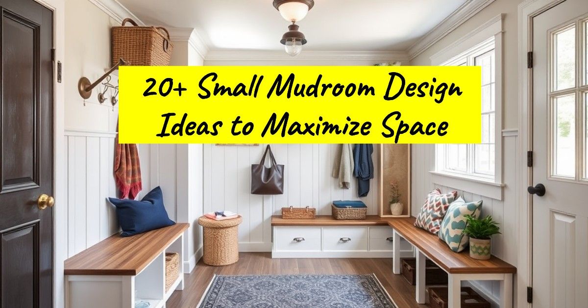 20+ Small Mudroom Design Ideas to Maximize Space