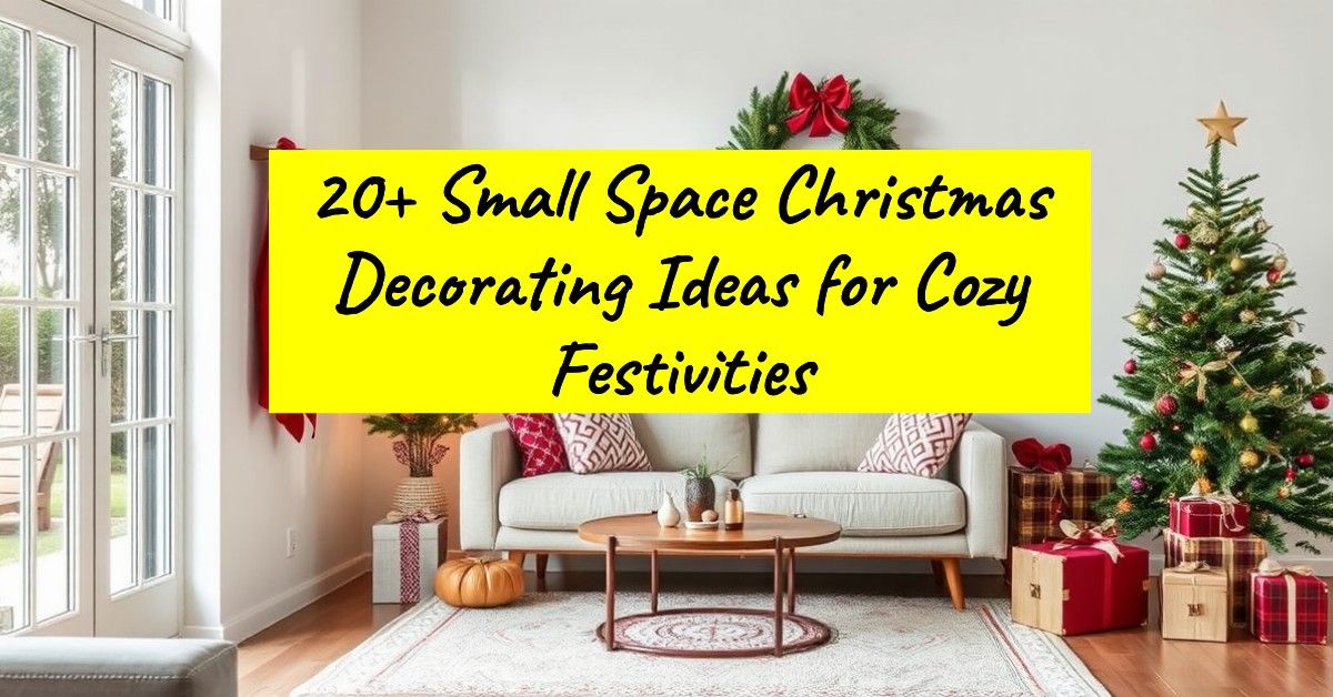 20+ Small Space Christmas Decorating Ideas for Cozy Festivities