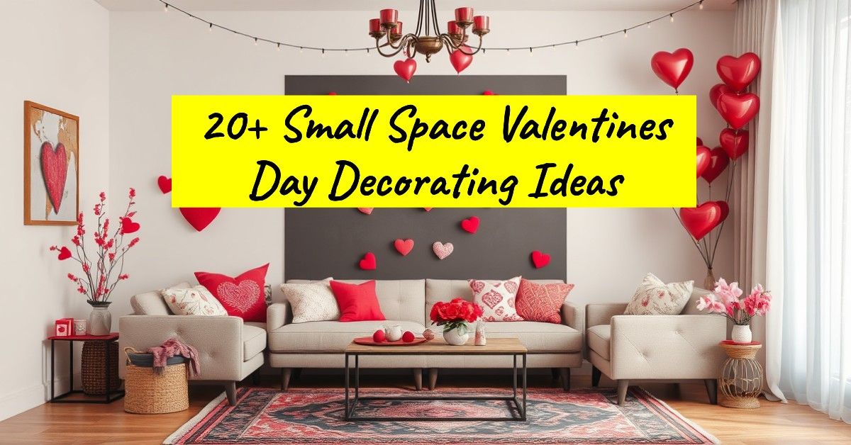 20+ Small Space Valentines Day Decorating Ideas