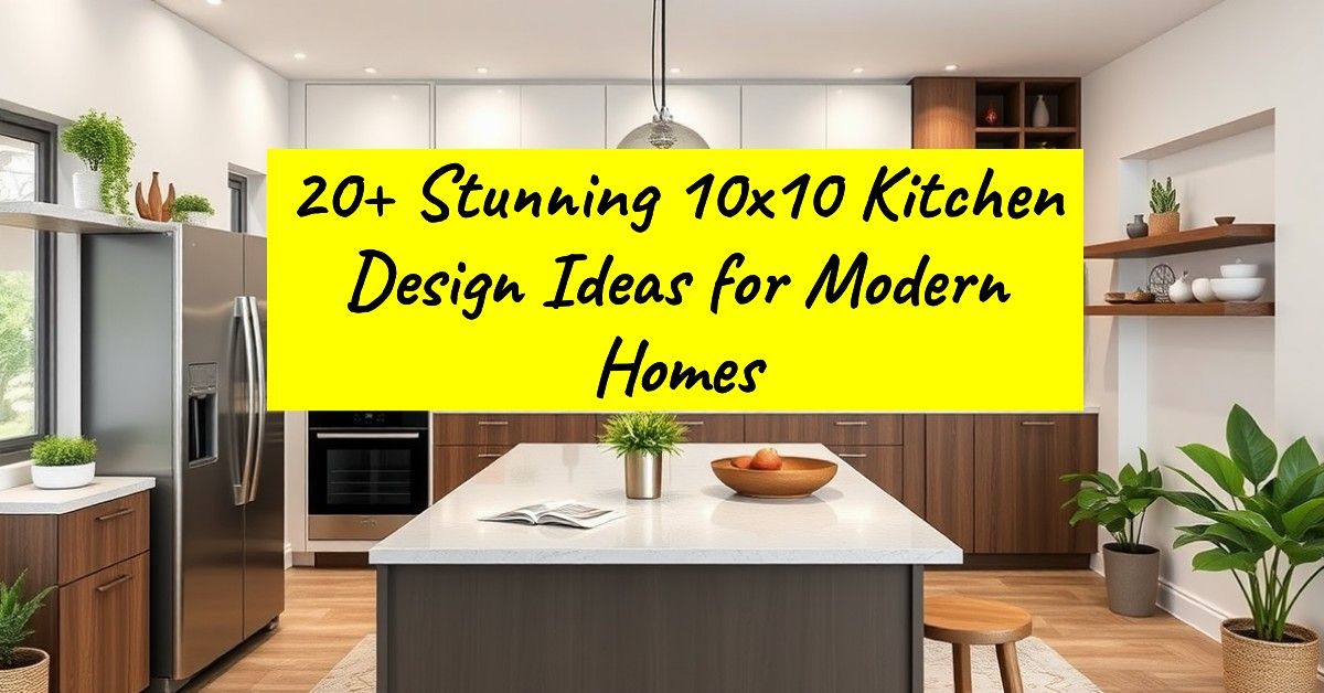 20+ Stunning 10x10 Kitchen Design Ideas for Modern Homes