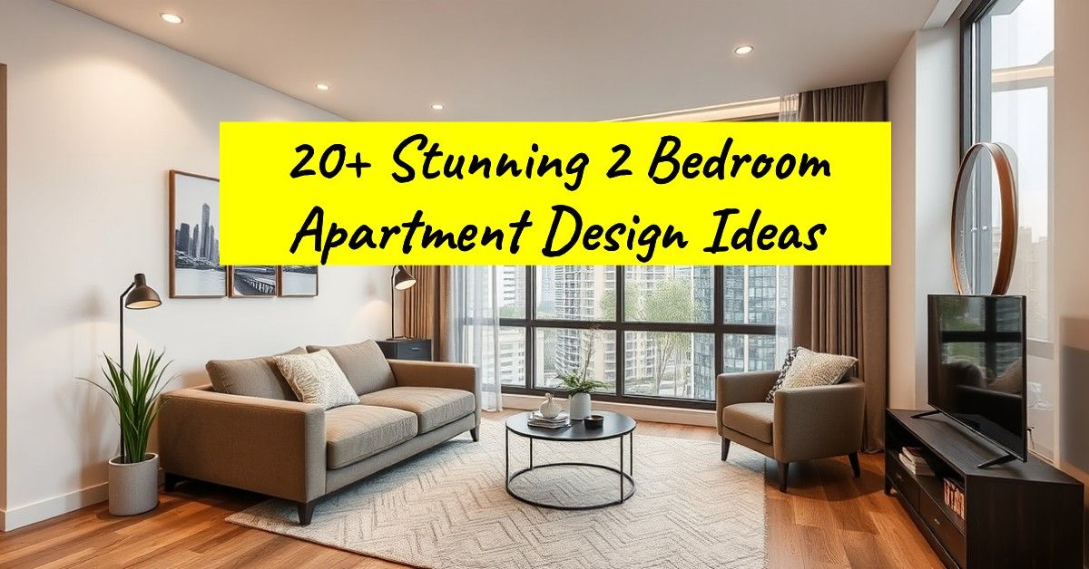 20+ Stunning 2 Bedroom Apartment Design Ideas