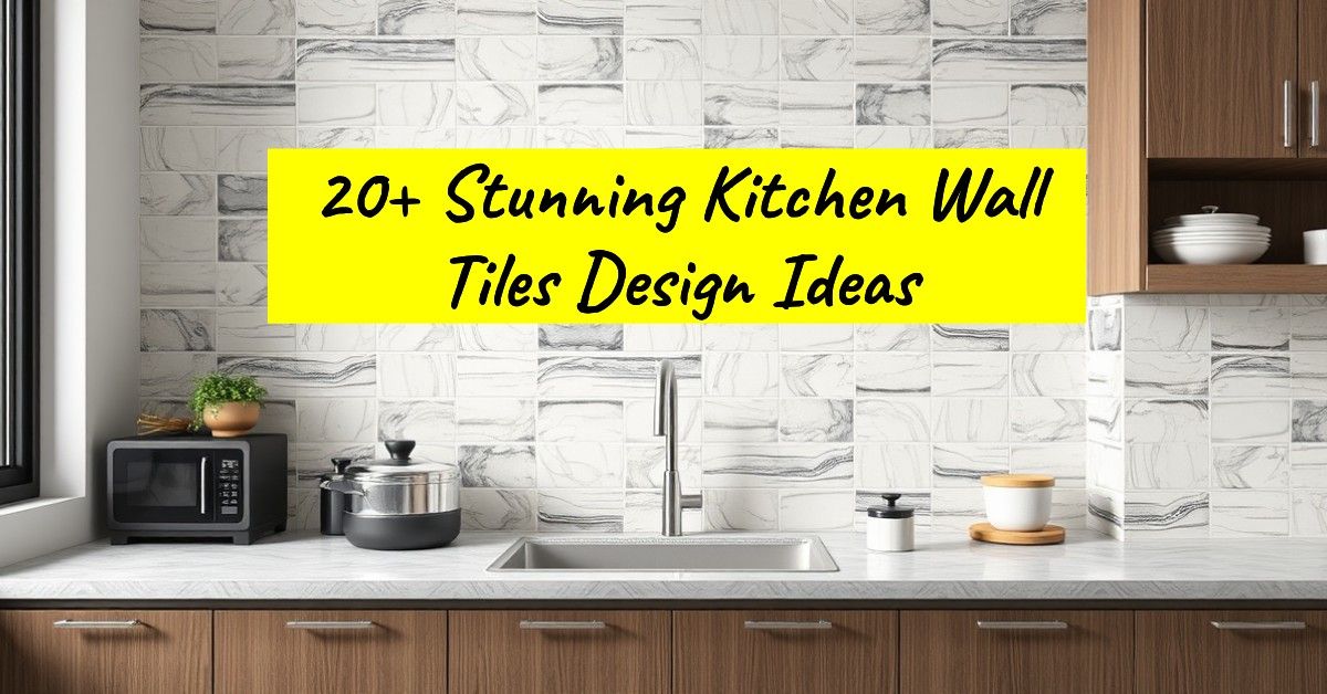 20+ Stunning Kitchen Wall Tiles Design Ideas