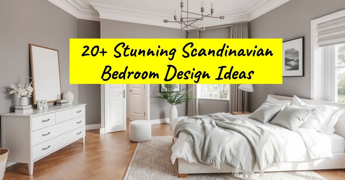 20+ Stunning Scandinavian Bedroom Design Ideas