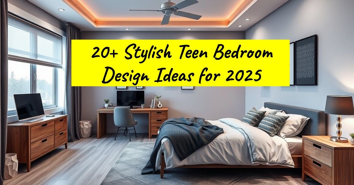 20+ Stylish Teen Bedroom Design Ideas for 2025