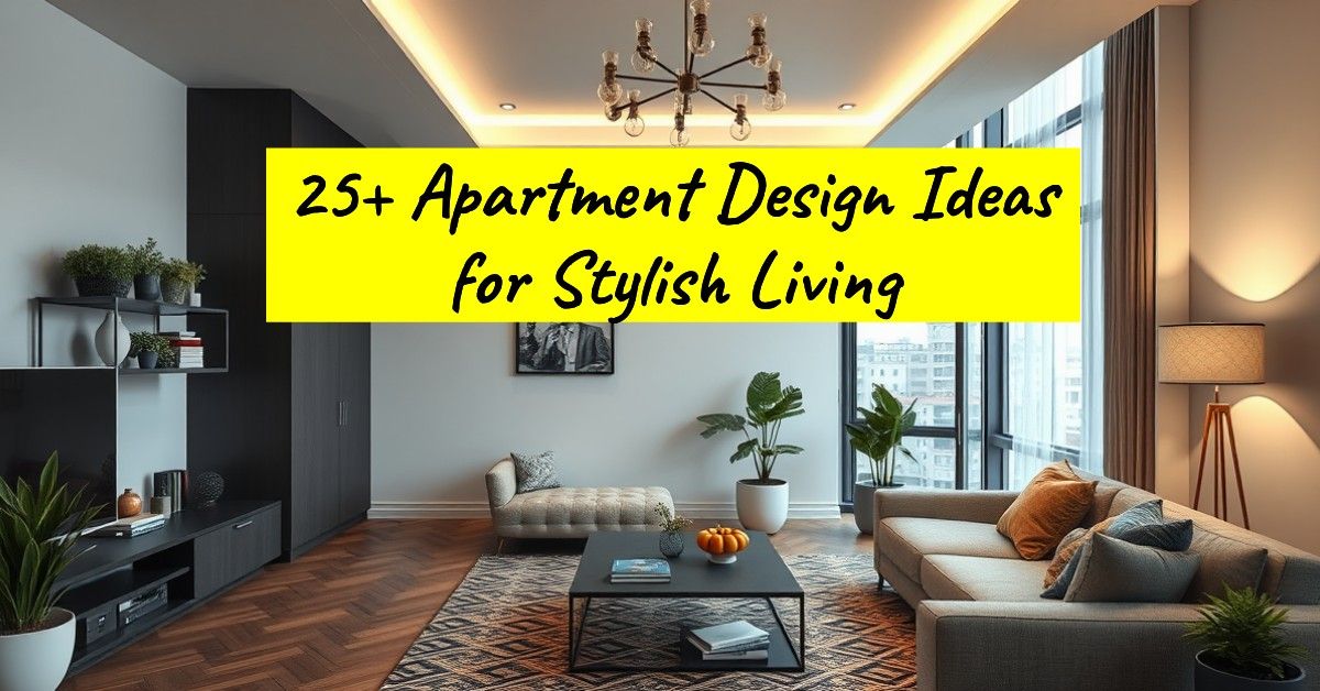 25+ Apartment Design Ideas for Stylish Living