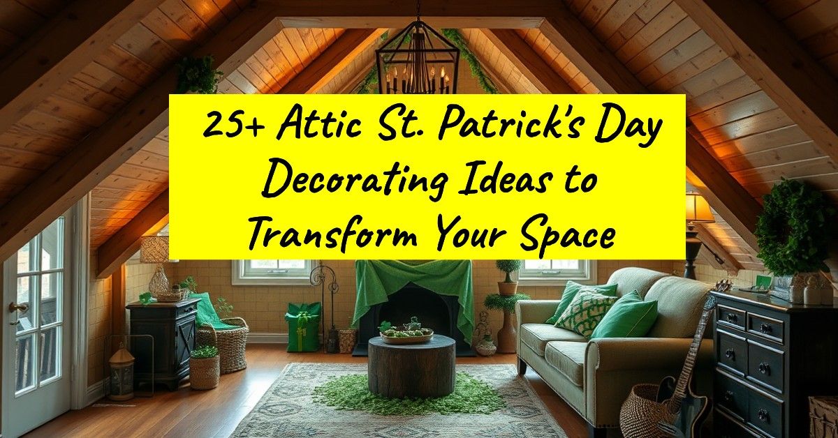 25+ Attic St. Patrick's Day Decorating Ideas to Transform Your Space