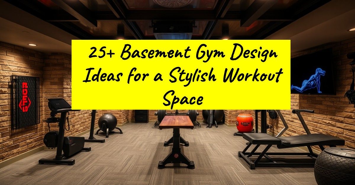 25+ Basement Gym Design Ideas for a Stylish Workout Space