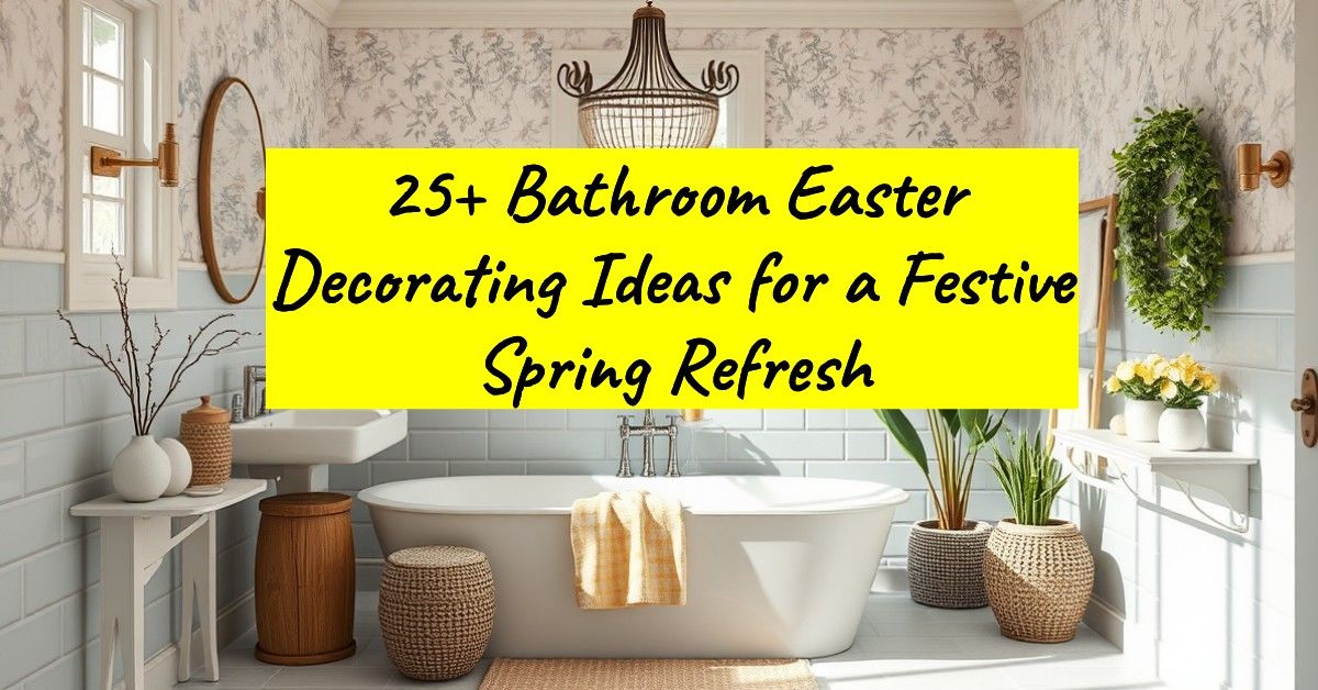 25+ Bathroom Easter Decorating Ideas for a Festive Spring Refresh