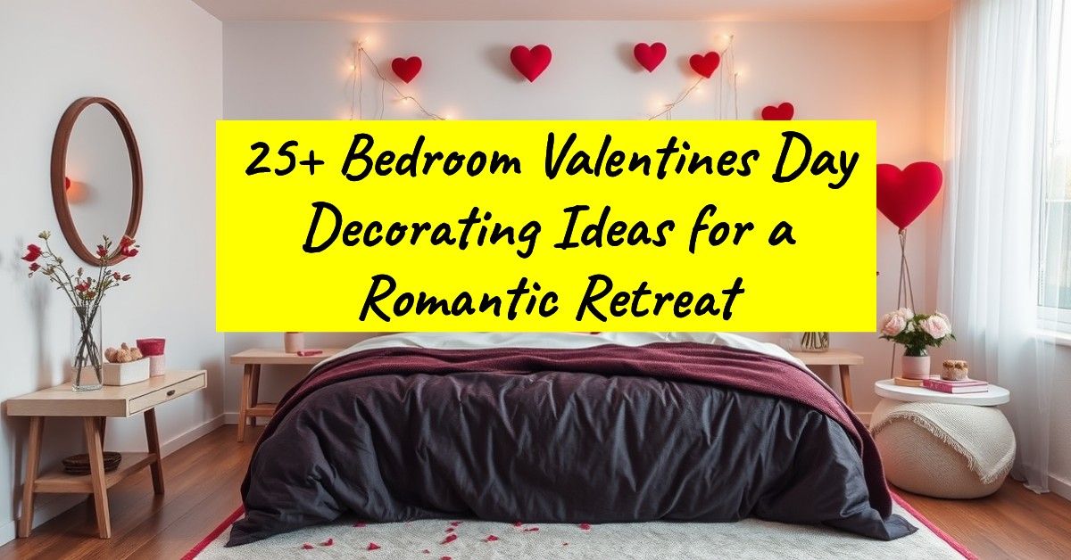 25+ Bedroom Valentines Day Decorating Ideas for a Romantic Retreat