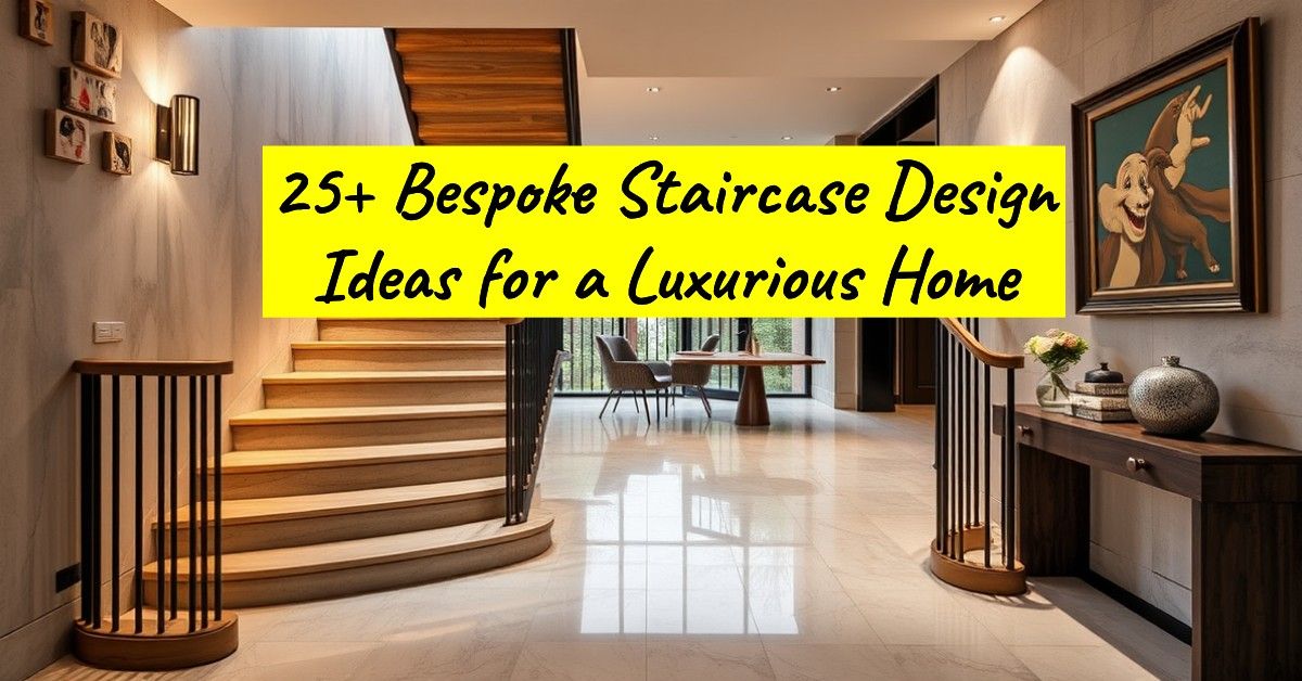 25+ Bespoke Staircase Design Ideas for a Luxurious Home