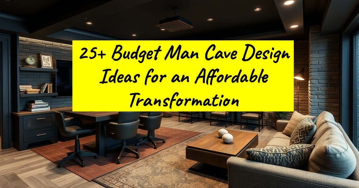 25+ Budget Man Cave Design Ideas for an Affordable Transformation