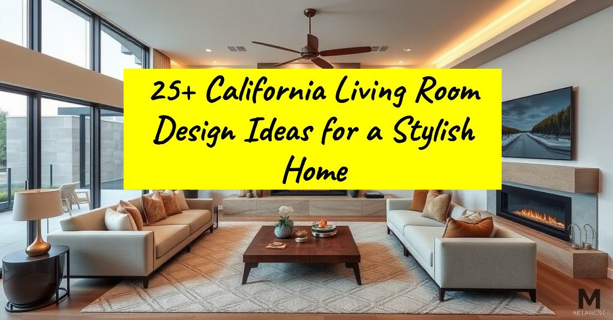 25+ California Living Room Design Ideas for a Stylish Home