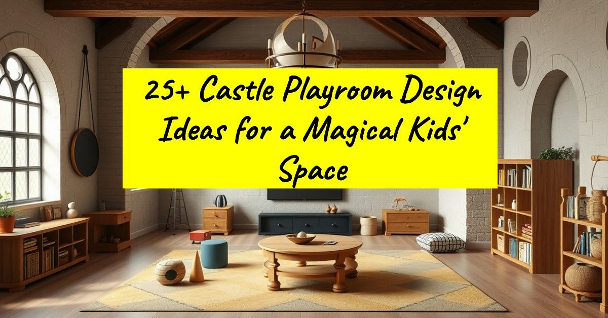 25+ Castle Playroom Design Ideas for a Magical Kids' Space