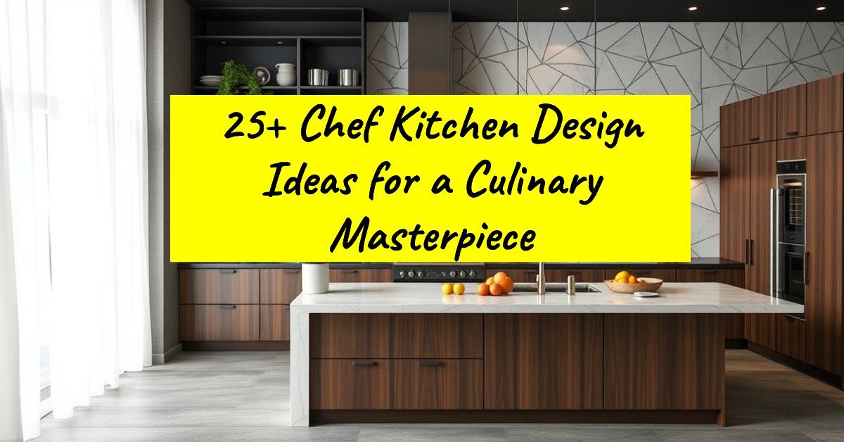 25+ Chef Kitchen Design Ideas for a Culinary Masterpiece