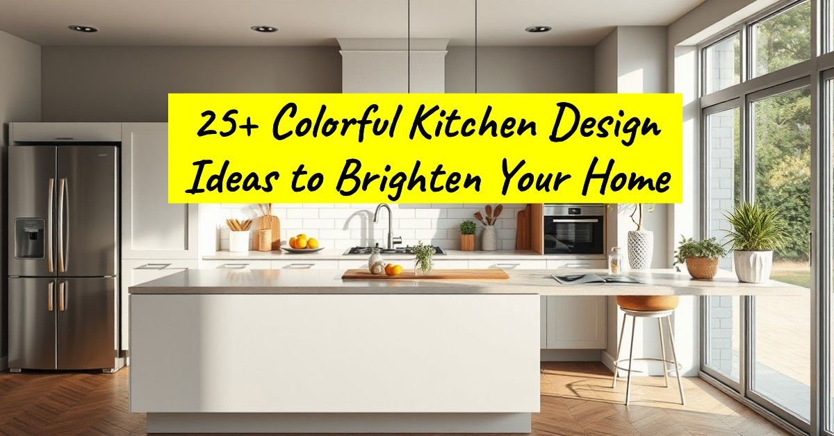 25+ Colorful Kitchen Design Ideas to Brighten Your Home