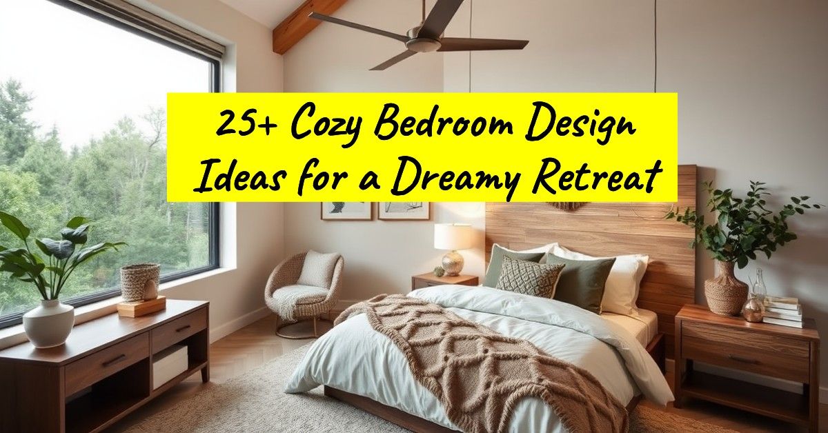 25+ Cozy Bedroom Design Ideas for a Dreamy Retreat