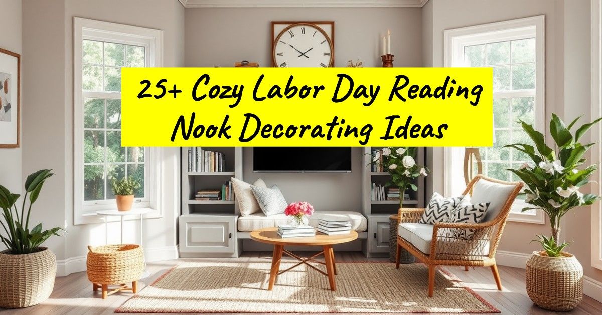 25+ Cozy Labor Day Reading Nook Decorating Ideas