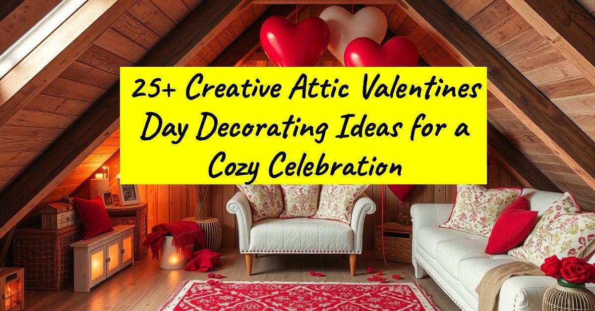 25+ Creative Attic Valentines Day Decorating Ideas for a Cozy Celebration