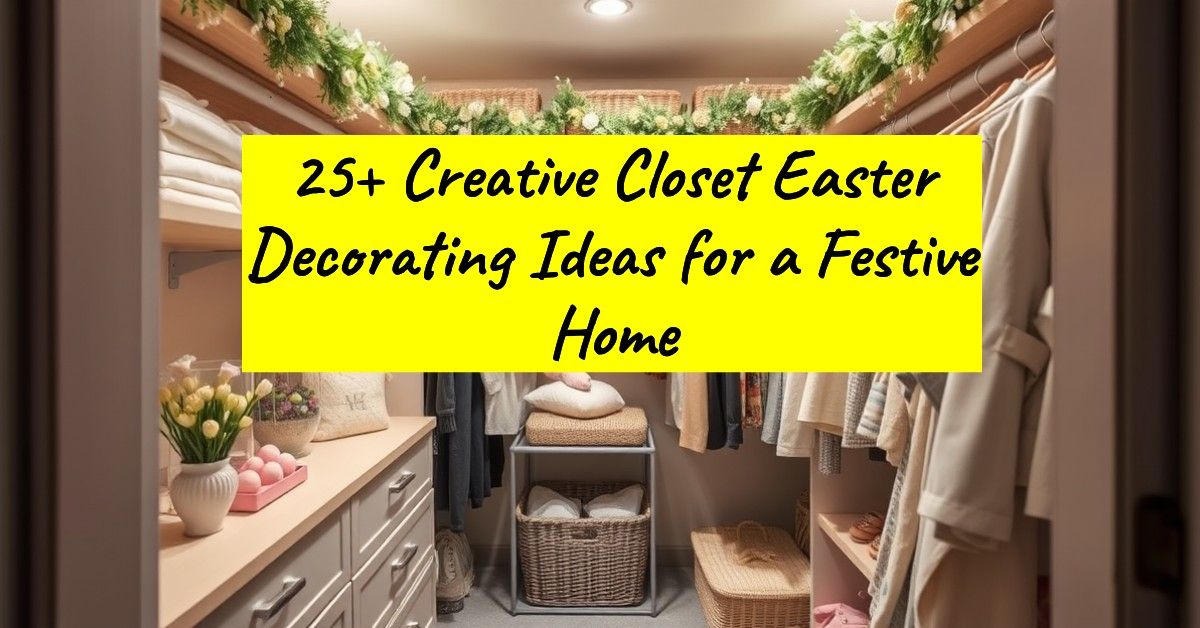 25+ Creative Closet Easter Decorating Ideas for a Festive Home