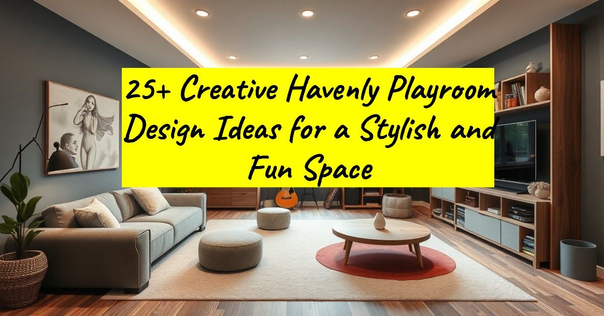 25+ Creative Havenly Playroom Design Ideas for a Stylish and Fun Space