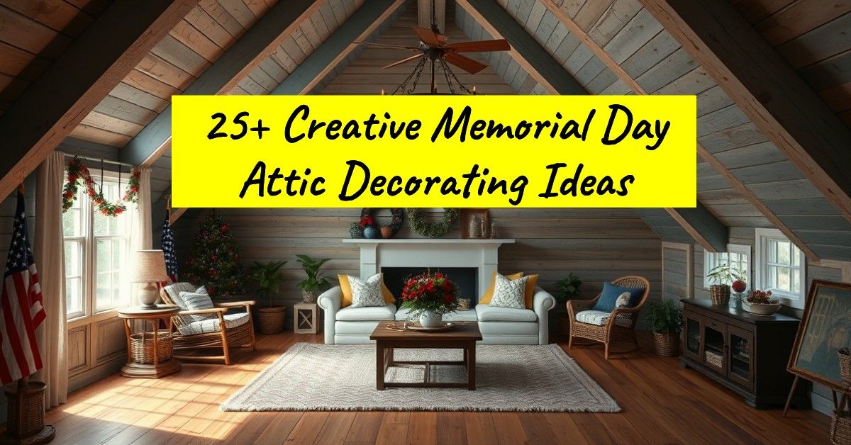 25+ Creative Memorial Day Attic Decorating Ideas