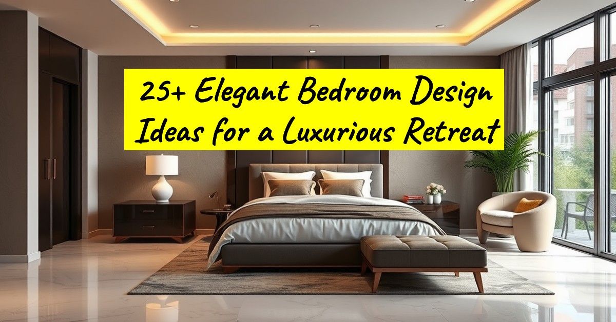 25+ Elegant Bedroom Design Ideas for a Luxurious Retreat