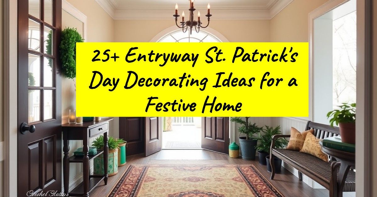 25+ Entryway St. Patrick's Day Decorating Ideas for a Festive Home